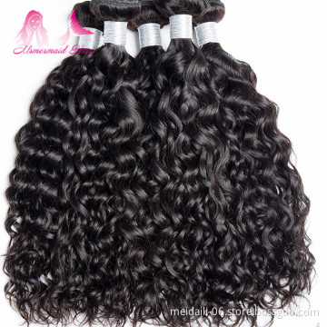 Wholesale Black Hair Products, High Quality Brazilian Hair Water Wave Hair Extensions Bundles